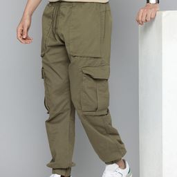 Flying Machine Men Relaxed Fit Joggers-image-72