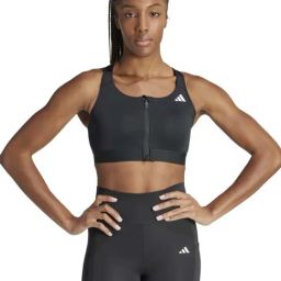 ADIDAS Black Plain Sports Bra-image-59