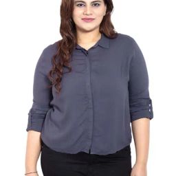 LASTINCH Blue Plain Shirt-picture-17