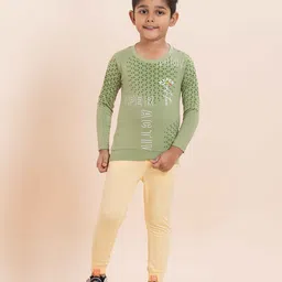 YK X JUST KiDDiNG Boys Printed T-shirt with Trousers-38