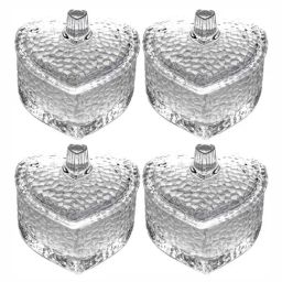 Goodhomes Solid Clear Glass 4 Piece Bowls-image-47