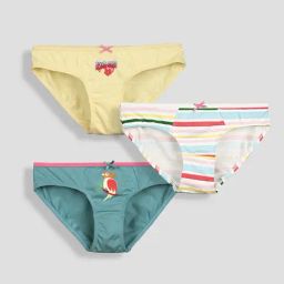 Tresnova Girls Multicolor Regular Fit Printed Briefs -Pack of 3-image-6