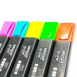 Hauser Glow Multicolored Highlighter (Pack of 5 Pcs) image 3