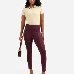 Blissclub Purple Blended Regular Fit Pant-picture-45