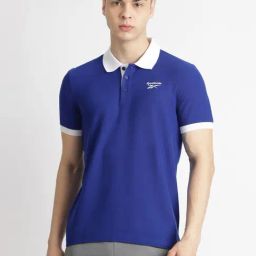 Reebok Blue Regular Fit Polo T-Shirt-picture-45