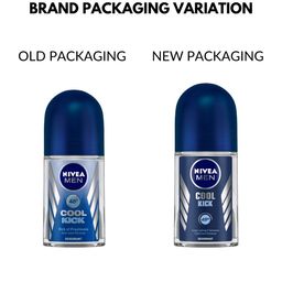 Nivea Men Set of 2 Cool Kick Roll-On 48h Deodorant - 50 ml Each image 2