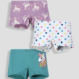Tresnova Girls Multicolor Regular Fit Printed Boxers -Pack of 3-image-16