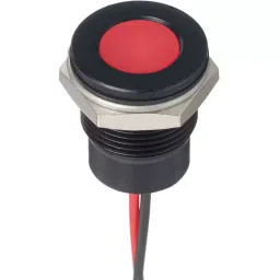 IDEC Q Series LED and Indicator Light with 12 mm Mounting Hole Dia, Q12F5CXXHR12E-17