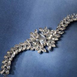Sohi Marquise Statement Necklace for Women-image-26
