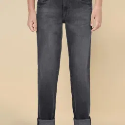 Allen Solly Junior Kids Black Jeans-picture-10