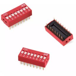 WURTH ELEKTRONIK 3 Way Through Hole DIP Switch SPST Raised Actuator, 418117270903 (Pack of 56)-image-94