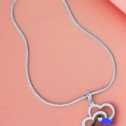 Rihi by P.C. Chandra Jewellers Sterling Silver 925 Mother's Love Chain Pendant For Women-image-54