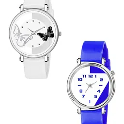 Gopal Shopcart Unisex Printed Dial & Straps Analogue Watch 601 White 602 Blue-image-72