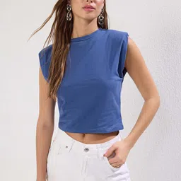 Trendyol Women Extended Sleeves Crop Regular Top-image-60