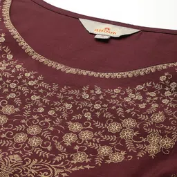 Anouk Ethnic Motifs Printed Kurta Set With Dupatta image 2