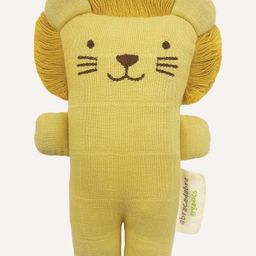 Abracadabra Organics Collectible Muslin Cuddle Toy Leon The Lion  Yellow - Height 18 cm-image-95