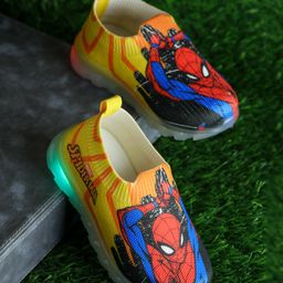 Toothless Spider Man Featured Casual Shoes - Yellow-image-77