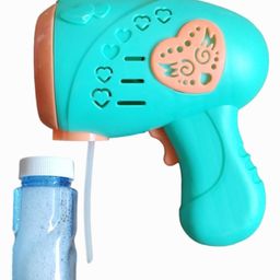Sanjary Battery Operated Bubble Making Machine  Gun Leak-Proof with 1 Bubble Bottle Solution Toy for kids -Color & Design May Vary-17