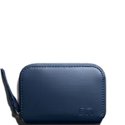DailyObjects Unisex Ultramarine Blue Vegan Leather Zipper Slim Card & Coin Wallet-84
