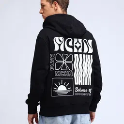 Flying Machine Men Printed Hooded Sweatshirt-image-40