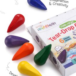 Intelliskills Tear Drop Crayons - Multicolour image 3
