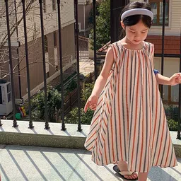LULU & SKY Striped A-Line Dress-picture-13