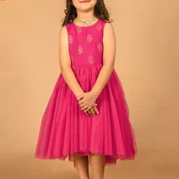 KASYA Embellished Print Fit & Flare Dress-20