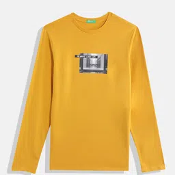 United Colors of Benetton Boys Printed Pure Cotton T-shirt-image-50
