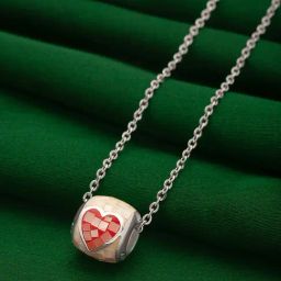 Silberry 92.5 Sterling Silver Heartsy Pendant with Chain-image-64