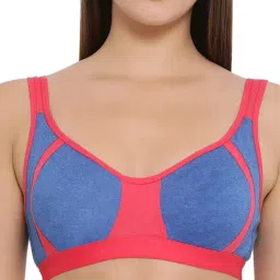 Clovia Blue Non Wired Non Padded T-Shirt Bra-picture-45