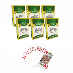 YAJNAS Pocker Playing Card for Adult and Child (Pack of 6)-32