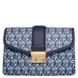 Anne Klein Navy Logo Sling Handbag-image-68