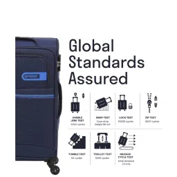 Citizen Journey Pulse Navy Blue Solid Trolley Bag Pack of 3 - 58 Cms, 68 Cms & 78 Cms image 4