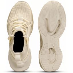 Atom Men's Alpha SoftBounce Beige Running Shoes image 4