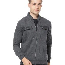 Campus Sutra Charcoal Full Sleeves Jacket-image-60