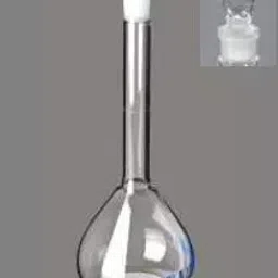 Glassco 20 ml Volumetric Flask Class A, NABL with Penny Head Glass & Plastic Stopper 130.508.03-34