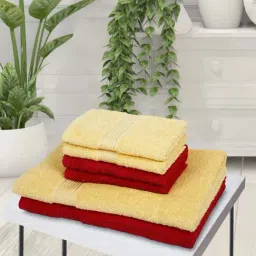 Bianca D'ross Yellow & Red 380 Towel Set-image-52