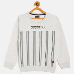 Crimsoune Club Kids White Printed Sweatshirt-picture-37