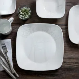Corelle Gold Frost 26.7cm Gold Dinner Plate Pack of 6-32