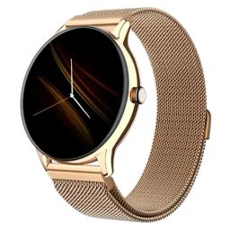 Noise Fit Twist Go BT Calling Smartwatch 1.39 inches HD Display AI Voice Assistance (Gold Link)-13