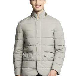Colorplus Grey  Tailored Fit Quilted Jackets-image-66