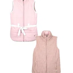 Monte Carlo Kids Pink Solid Reversible Jacket-image-66