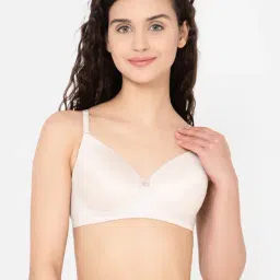 Clovia Off White Full Coverage Non-Wired T-Shirt Bra-image-35
