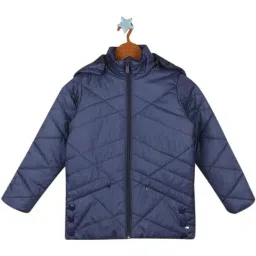Monte Carlo Kids Navy Solid Full Sleeves Jacket-image-58
