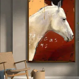 The Art House Abstract Multicolor Canvas Painting-11