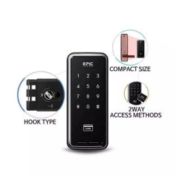 Epic 2 Way Sliding Type Smart Door Lock with Pin Number & RFID Locking System, Touch H-2