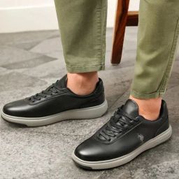 U.S. Polo Assn. Men's Black Casual Sneakers-picture-24