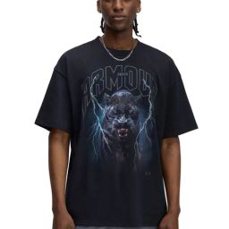 UNDER ARMOUR Black Cotton Regular Fit Graphic T-Shirt-image-88