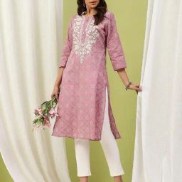 Nayam By Lakshita Pink Kurta-picture-48