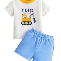 StyleCast x Revolte Boys Printed Round Neck T-shirt With Shorts-picture-18